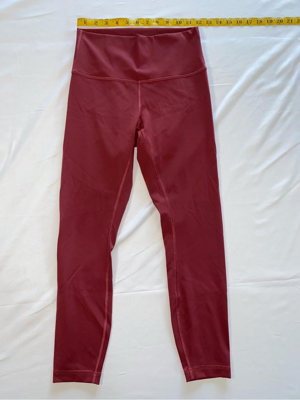 lululemon athletica High-Rise Burgundy Leggings